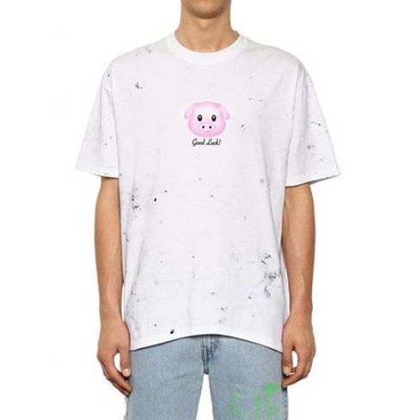 vetements casual simple t-shirt fashion cartoon pig print outdoor sport tee summer street beach short sleeve hfymtx374, White;black
vetements casual simple t-shirt fashion cartoon pig print outdoor sport tee summer street beach short sleeve hfymtx374, White;black
