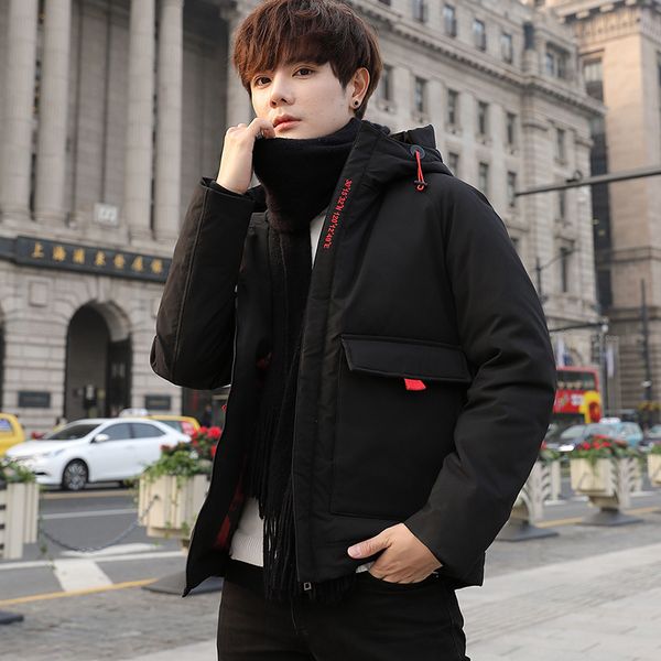 hayblst 2019 autumn winter new parkas men jacket hooded big pockets solid homme korean fashion jackets plus size dropshipping, Black
hayblst 2019 autumn winter new parkas men jacket hooded big pockets solid homme korean fashion jackets plus size dropshipping, Black