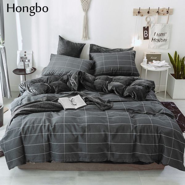hongbo bedding set grid pattern family set include bed sheet duvet cover pillowcase boy room decoration bedspread
hongbo bedding set grid pattern family set include bed sheet duvet cover pillowcase boy room decoration bedspread