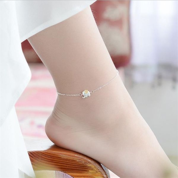 tjp cute ethnic elephant silver 925 women bracelets jewelry fashion girl silver anklets accessories for lady female party bijou, Red;blue
tjp cute ethnic elephant silver 925 women bracelets jewelry fashion girl silver anklets accessories for lady female party bijou, Red;blue