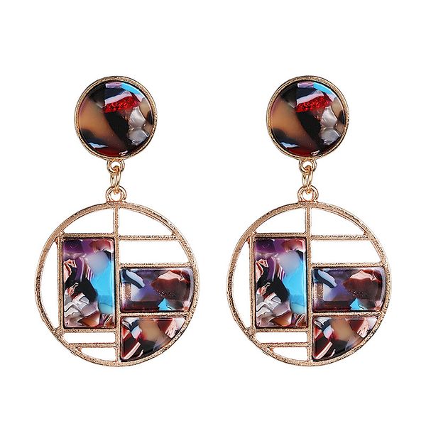 new geometric acrylic drop earrings for women fashion long leopard dangle earrings jewelry camouflage design statement, Silver
new geometric acrylic drop earrings for women fashion long leopard dangle earrings jewelry camouflage design statement, Silver