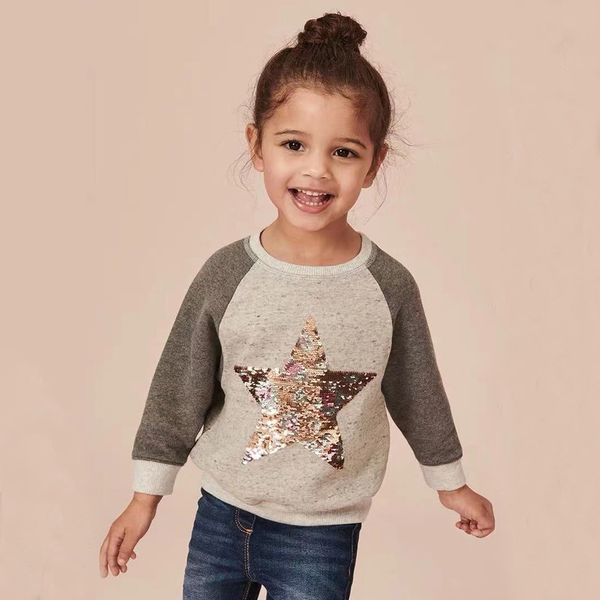 sequins star cotton thick sweatshirt kids baby girl clothes winter long sleeve sweatershirt casual children girls pullover, Black
sequins star cotton thick sweatshirt kids baby girl clothes winter long sleeve sweatershirt casual children girls pullover, Black