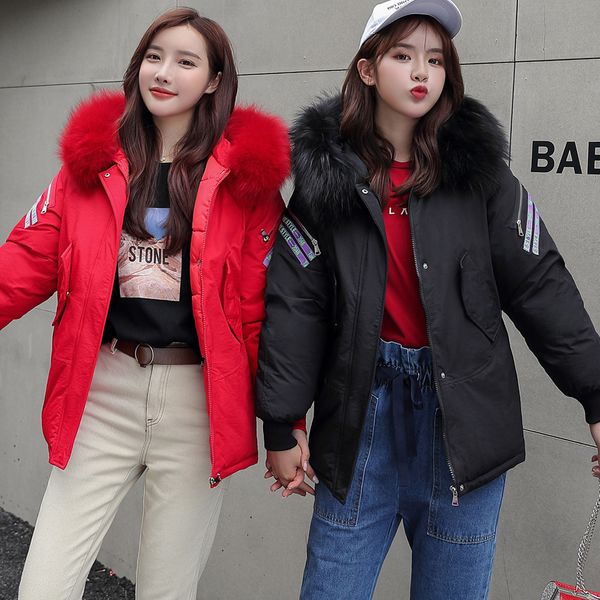 parka women's long down winter jacket women casual fur collar hooded female jacket warm thick long coat women's coat plus size v19, Black
parka women's long down winter jacket women casual fur collar hooded female jacket warm thick long coat women's coat plus size v19, Black