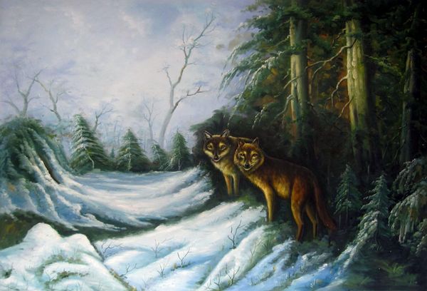 Wolf Home Decor Handpainted &HD Print Oil Paintings On Canvas Wall Art Large Pictures 191124
Wolf Home Decor Handpainted &HD Print Oil Paintings On Canvas Wall Art Large Pictures 191124