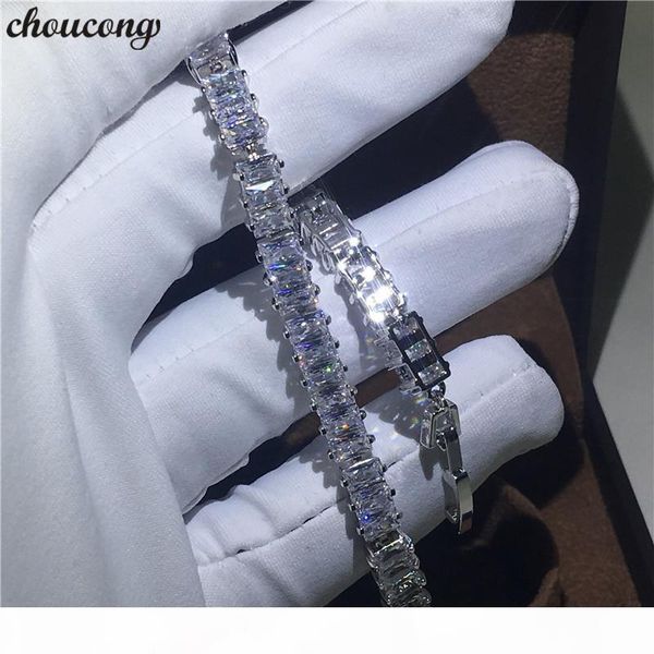 vecalon classic bracelet white gold filled t shape diamonds cz engagement wedding bracelets for women hand jewerly, Black
vecalon classic bracelet white gold filled t shape diamonds cz engagement wedding bracelets for women hand jewerly, Black