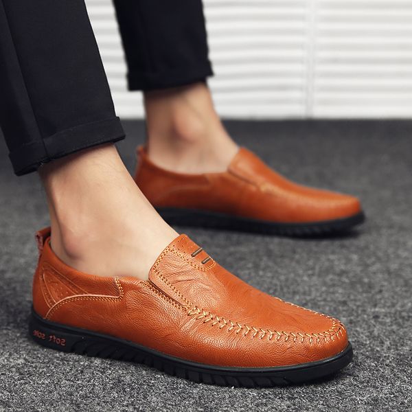 milanao 2019 spring new men shoes genuine leather comfortable men casual shoes footwear chaussures flats for slip on lazy sh, Black
milanao 2019 spring new men shoes genuine leather comfortable men casual shoes footwear chaussures flats for slip on lazy sh, Black