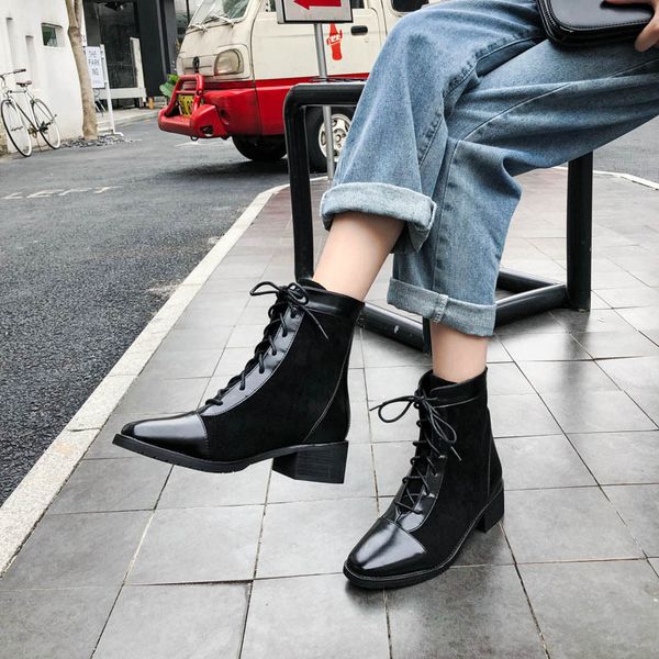 women's mid calf boots autumn shoes boots-women zipper round toe booties ladies luxury designer low heels booties 2019 rock, Black
women's mid calf boots autumn shoes boots-women zipper round toe booties ladies luxury designer low heels booties 2019 rock, Black