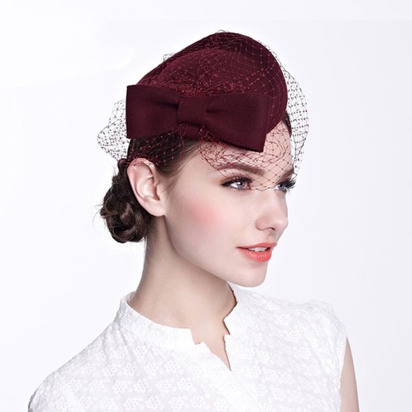 autumn winter ladies elegant bow mesh party evening wedding wool fedoras female vintage veiling flight attendant hats jc2883, Blue;gray
autumn winter ladies elegant bow mesh party evening wedding wool fedoras female vintage veiling flight attendant hats jc2883, Blue;gray