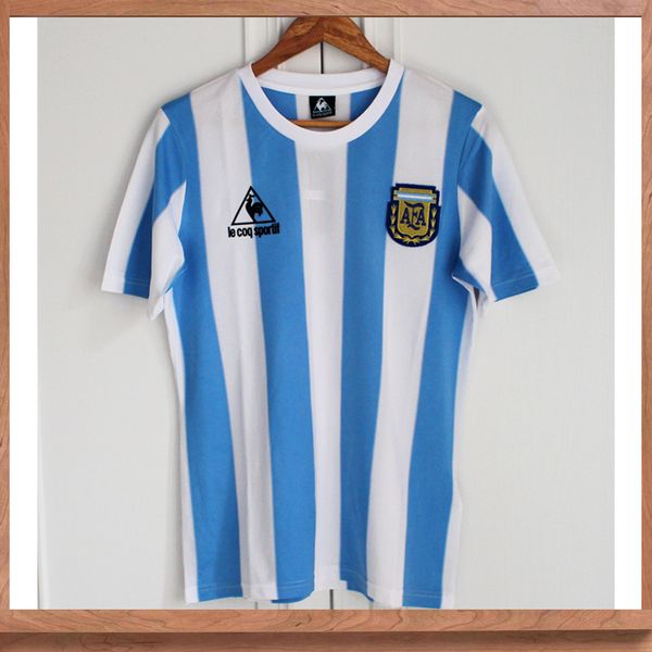 1986 argentina retro soccer jersey maradona 86 vintage classic 1978 retro argentina maradona 78 football shirts maillot camisetas de futbol, Black
1986 argentina retro soccer jersey maradona 86 vintage classic 1978 retro argentina maradona 78 football shirts maillot camisetas de futbol, Black