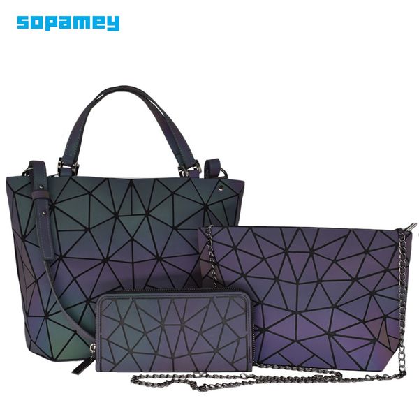 women shoulder bags set 3 pcs luxury designer geometric folding crossbody bag female purse and handbag ladies luminous tote bag
women shoulder bags set 3 pcs luxury designer geometric folding crossbody bag female purse and handbag ladies luminous tote bag