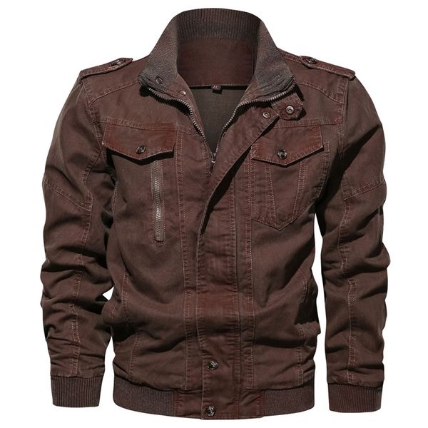 men's jackets army jacket men fashion bomber mens casual streetwear pocket coats male retro spring autumn denim, Black;brown
men's jackets army jacket men fashion bomber mens casual streetwear pocket coats male retro spring autumn denim, Black;brown