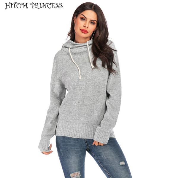 hitom princess turtleneck women sweater winter warm female jumper thick christmas sweaters hooded knitted pullover jersey, White;black
hitom princess turtleneck women sweater winter warm female jumper thick christmas sweaters hooded knitted pullover jersey, White;black