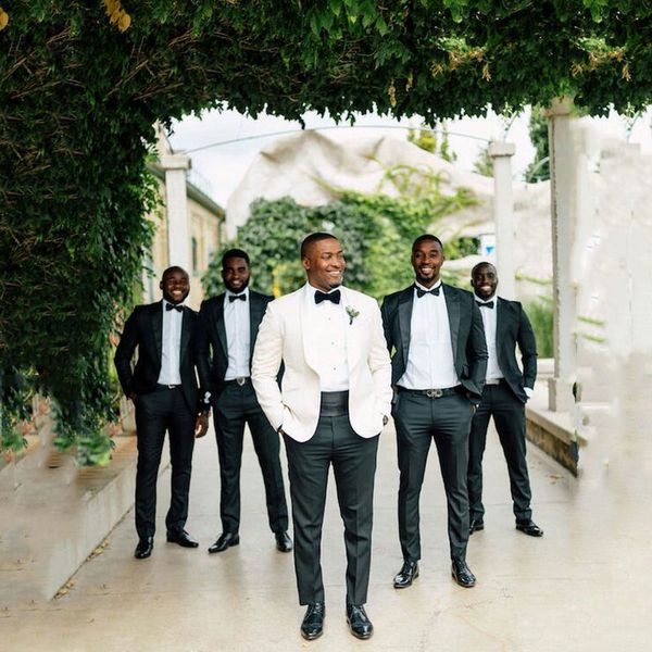 ivory groom tuxedo men suits for wedding black groomsmen outfit costume homme prom party 2piece trajes de hombre slim fit terno masculino, Black;gray
ivory groom tuxedo men suits for wedding black groomsmen outfit costume homme prom party 2piece trajes de hombre slim fit terno masculino, Black;gray