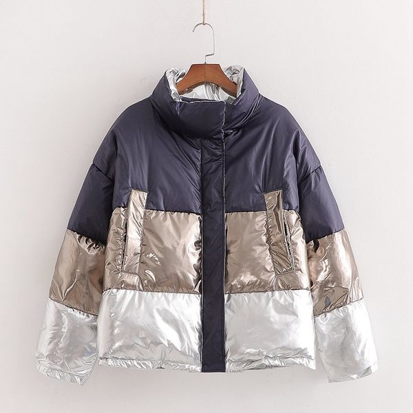 double-sided women coat big size warm glossy women jacket down parka spliced waterproof coat thick warm female duck down parka, Black
double-sided women coat big size warm glossy women jacket down parka spliced waterproof coat thick warm female duck down parka, Black