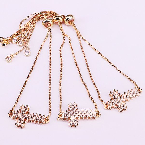 8pcs, gold filled cross connector charm bracelet, micro pave clear cz jewelry cross bracelets, Golden;silver 
8pcs, gold filled cross connector charm bracelet, micro pave clear cz jewelry cross bracelets, Golden;silver