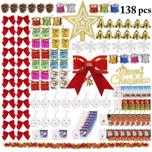2019 138pcs home party ornament decor christmas tree ornament set stars bells bow snowflake hanging xmas decoration
2019 138pcs home party ornament decor christmas tree ornament set stars bells bow snowflake hanging xmas decoration