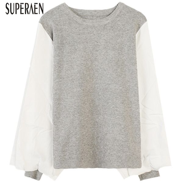 superaen europe fashion women pullovers sweaters 2019 autumn and winter new solid color wild sweaters female long-sleeved, White;black
superaen europe fashion women pullovers sweaters 2019 autumn and winter new solid color wild sweaters female long-sleeved, White;black