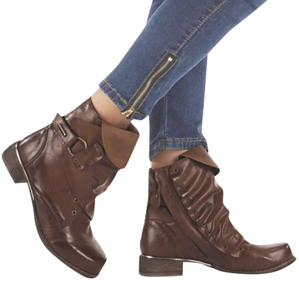 ankle boots for women leather buckle large size side zipper casual shoes 2019 autumn winter boots for women, Black
ankle boots for women leather buckle large size side zipper casual shoes 2019 autumn winter boots for women, Black