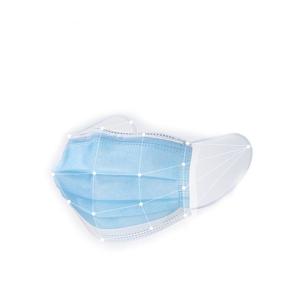 50pcs safety disposable face masks disposable 3 layers dustproof mask facial protective cover masks set anti-dust mask ship