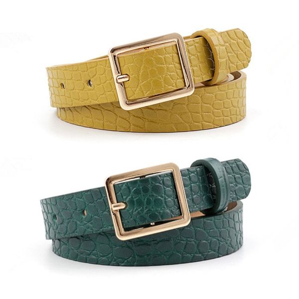 fashion ladies belt crocodile print belts for women fashion pin buckle waist belts green yellow black camel, Black;brown
fashion ladies belt crocodile print belts for women fashion pin buckle waist belts green yellow black camel, Black;brown