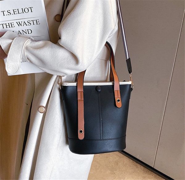 high sense women new cross body bag retro fashion handbag bucket bags ph-cfy20062352