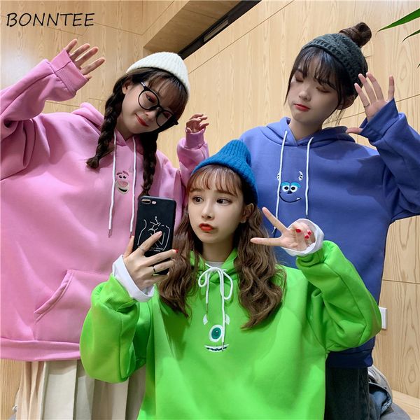 with hat hoodies women friends hooded drawstrings cartoon lovely ulzzang students womens korean style long sleeve modern thicker, Black
with hat hoodies women friends hooded drawstrings cartoon lovely ulzzang students womens korean style long sleeve modern thicker, Black