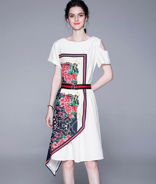 off-the-shoulder sleeve white flora dresses stitching dress asymmetrical women dresses crew neck street style dresses knee-length, Black;pink
off-the-shoulder sleeve white flora dresses stitching dress asymmetrical women dresses crew neck street style dresses knee-length, Black;pink
