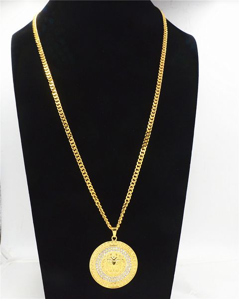 fashion accessories source: european and american fashion men's water men's necklace alloy lion head hip hop pendant, Silver
fashion accessories source: european and american fashion men's water men's necklace alloy lion head hip hop pendant, Silver