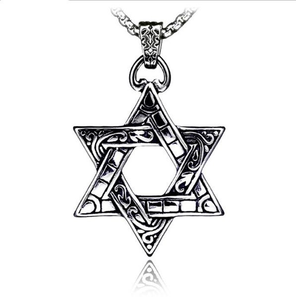 designer's luxurious hip-hop retro titanium steel necklace pendant jewelry stainless steel personality six-awn star necklace jewelry, Silver
designer's luxurious hip-hop retro titanium steel necklace pendant jewelry stainless steel personality six-awn star necklace jewelry, Silver