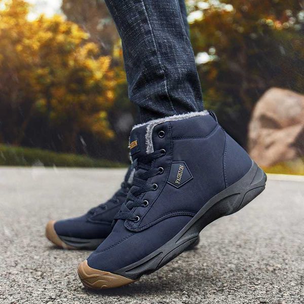 new winter warm men boots pu leather fur plus men snow boots handmade waterproof working ankle shoes size 39-46, Black
new winter warm men boots pu leather fur plus men snow boots handmade waterproof working ankle shoes size 39-46, Black