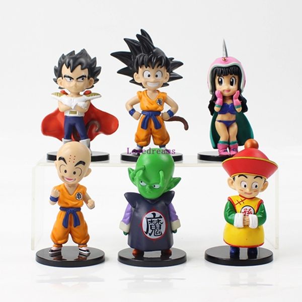 6 шт. / Компл. Dragon Ball 8-9 см брелок фигурку модель игрушки Сон Гоку Какаротто крилин Ч
6 шт. / Компл. Dragon Ball 8-9 см брелок фигурку модель игрушки Сон Гоку Какаротто крилин Ч