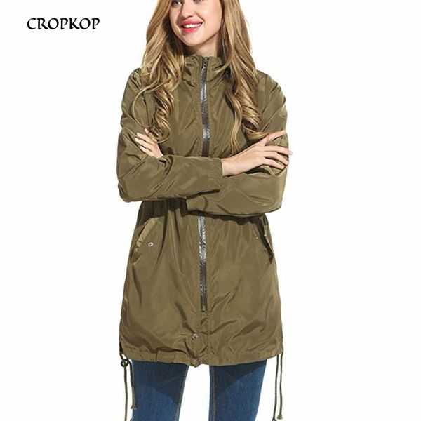 cropkop women hooded trench coats long-sleeved waterproof long autumn winter hem slit raincoats black casual zipper windbreakers, Tan;black
cropkop women hooded trench coats long-sleeved waterproof long autumn winter hem slit raincoats black casual zipper windbreakers, Tan;black