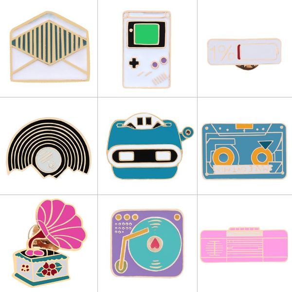 9 брошь стиль vintage игровой автомат конверт фонограф квадратные эмаль pin и броши для женщин badge куртки мужчины аксессуары mpskj, Black;gray
9 брошь стиль vintage игровой автомат конверт фонограф квадратные эмаль pin и броши для женщин badge куртки мужчины аксессуары mpskj, Black;gray