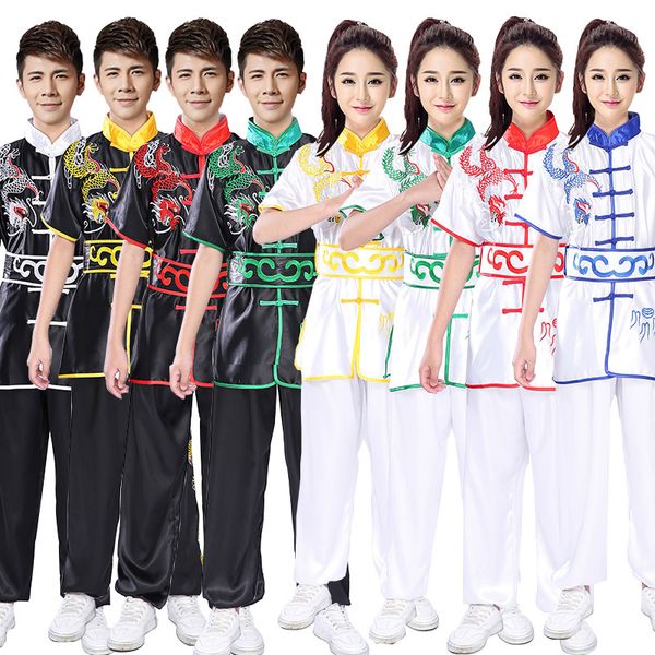 2019 martial arts set taiji kungfu clothes male female summer half sleeve traditional chinese wushu suit performance clothing, Black;red
2019 martial arts set taiji kungfu clothes male female summer half sleeve traditional chinese wushu suit performance clothing, Black;red