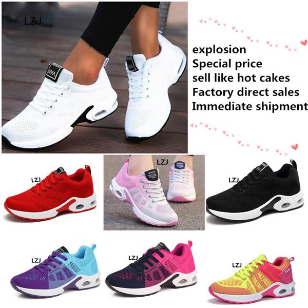 platform sneakers shoes breathable shoes woman height increasing ladies plus size