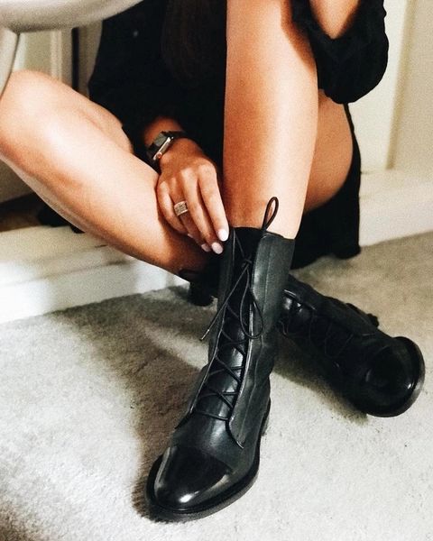 oeak drop shipping ankle boots women platform lace up buckle shoes thick heel short boot ladies casual footwear plus size, Black
oeak drop shipping ankle boots women platform lace up buckle shoes thick heel short boot ladies casual footwear plus size, Black