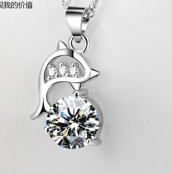 fashion love necklace 925 sterling silver dolphin diamond necklace austria crystal diamond pendant wedding necklaces no chain christmas gift
fashion love necklace 925 sterling silver dolphin diamond necklace austria crystal diamond pendant wedding necklaces no chain christmas gift