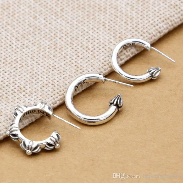 brand new 925 sterling silver vintage american europe style designer jewelry antique silver cross design c type stud hoop earrings for women, Golden;silver
brand new 925 sterling silver vintage american europe style designer jewelry antique silver cross design c type stud hoop earrings for women, Golden;silver