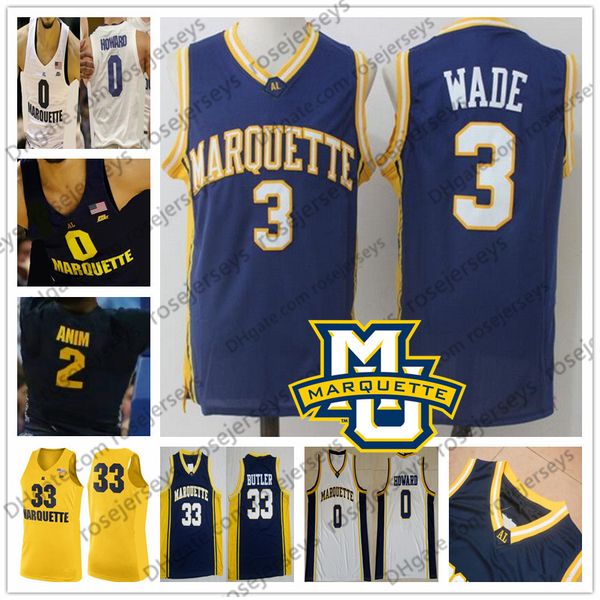 2020 ncaa marquette golden eagles #3 dwyane 33 butler wade jimmy 32 jae crowder 1 brendan bailey 23 jamal cain retro jersey 4xl, Black
2020 ncaa marquette golden eagles #3 dwyane 33 butler wade jimmy 32 jae crowder 1 brendan bailey 23 jamal cain retro jersey 4xl, Black
