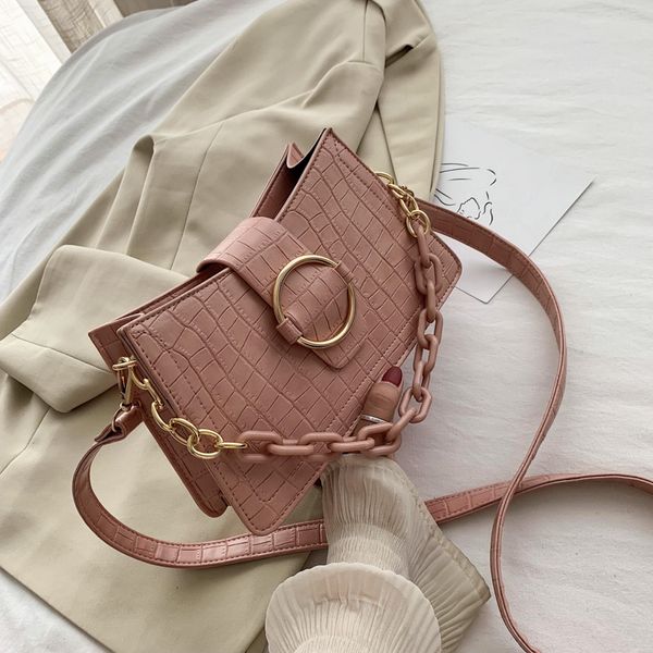women stone pattern pu leather shoulder crossbody bags fashion round ring chain design handbags and purses lady totes new 2020
women stone pattern pu leather shoulder crossbody bags fashion round ring chain design handbags and purses lady totes new 2020