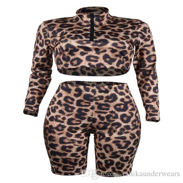 fashion designer women leopard 2pcs shorts zipper suits summer printed casual suits casual clothing fashion female tracksuit, Gray
fashion designer women leopard 2pcs shorts zipper suits summer printed casual suits casual clothing fashion female tracksuit, Gray
