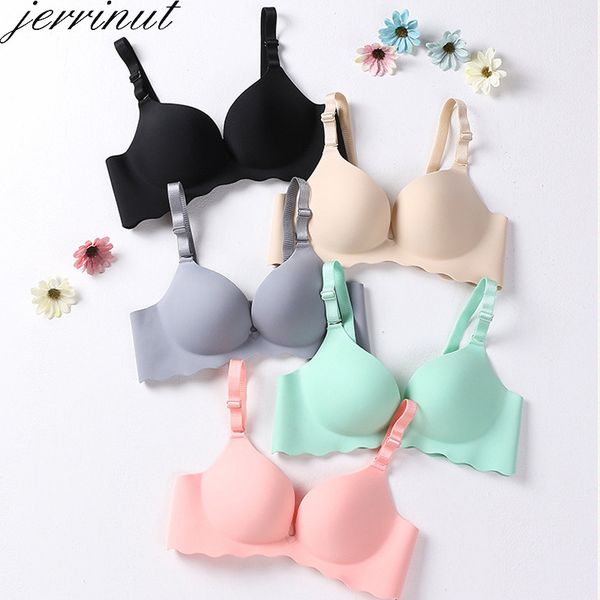 jerrinut bra women underwear seamless push up bra brassiere femme bras for women thin cup intimates lingerie underwear, Red;black
jerrinut bra women underwear seamless push up bra brassiere femme bras for women thin cup intimates lingerie underwear, Red;black