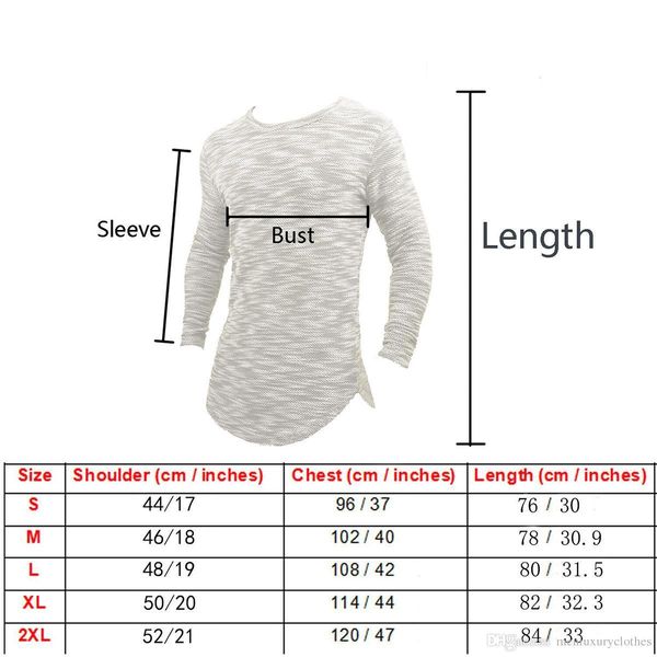 мужские ярус изогнутые дизайнер tshirts весна осень muscle slim fit топы с длинными рукавами тройники, White;black
мужские ярус изогнутые дизайнер tshirts весна осень muscle slim fit топы с длинными рукавами тройники, White;black