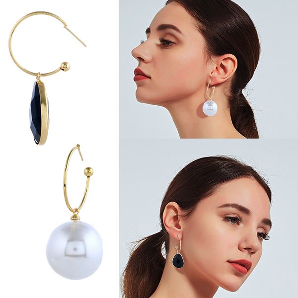 wholesale-european and american personal earrings fashionable simple atmospheric earrings with asymmetric metal pearl earrings, Golden
wholesale-european and american personal earrings fashionable simple atmospheric earrings with asymmetric metal pearl earrings, Golden
