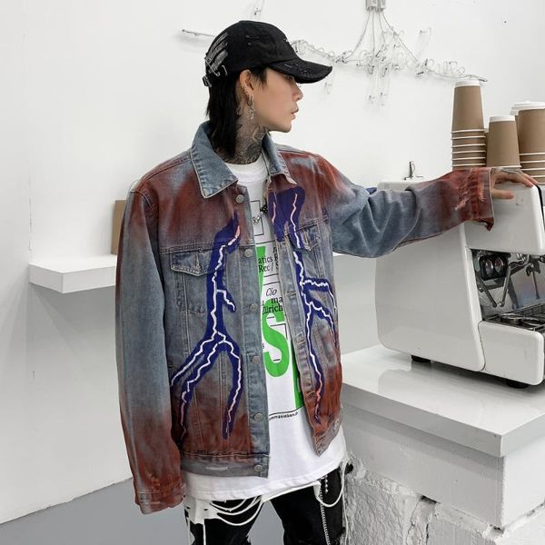 мужчины ретро джинсовой куртки пальто моды hip hop street одежда печать джинсовые мужская top 2019 весна и осень новый печати шаблон sa-8, Black;brown
мужчины ретро джинсовой куртки пальто моды hip hop street одежда печать джинсовые мужская top 2019 весна и осень новый печати шаблон sa-8, Black;brown