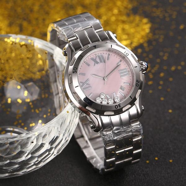 

новые моды леди часы роскошные женские кварцевые часы из нержавеющей стали наручные часы cp01, Slivery;brown