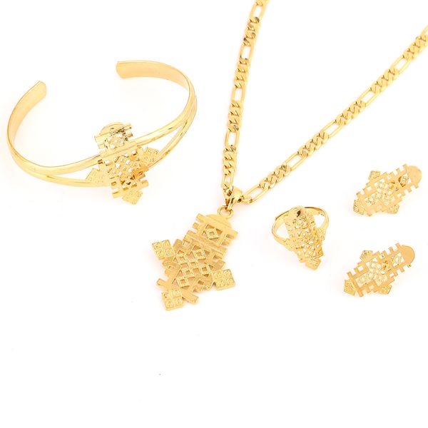 trendy ethiopian eritrea habesha gold color jewelry cross sets for african women traditional holiday party, Black
trendy ethiopian eritrea habesha gold color jewelry cross sets for african women traditional holiday party, Black