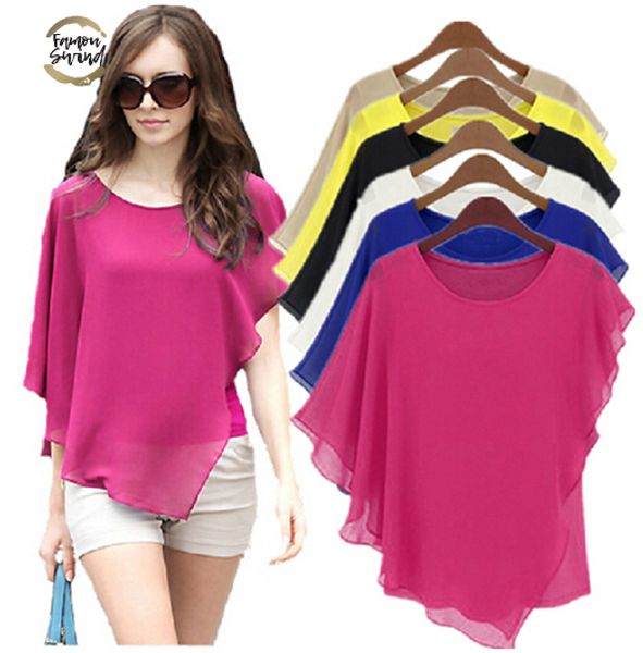 16 color plus size s 5xl 6xl ladies chiffon blouses chiffon shirts blusas,batwing sleeve shirts women asymmetric shirts, White
16 color plus size s 5xl 6xl ladies chiffon blouses chiffon shirts blusas,batwing sleeve shirts women asymmetric shirts, White