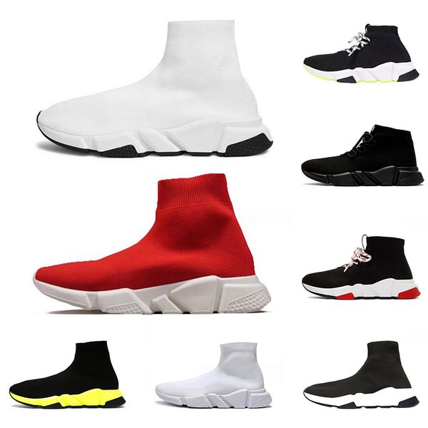 sock designer shoes graffiti speed trainer mens womens sneakers triple black white clear sole lace up trainers casual sports 36-45
sock designer shoes graffiti speed trainer mens womens sneakers triple black white clear sole lace up trainers casual sports 36-45