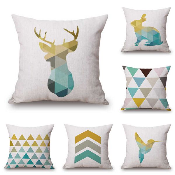 simple animal elk pillow case 18x18" home cotton linen bed waist cushion cover soft room decor
simple animal elk pillow case 18x18" home cotton linen bed waist cushion cover soft room decor